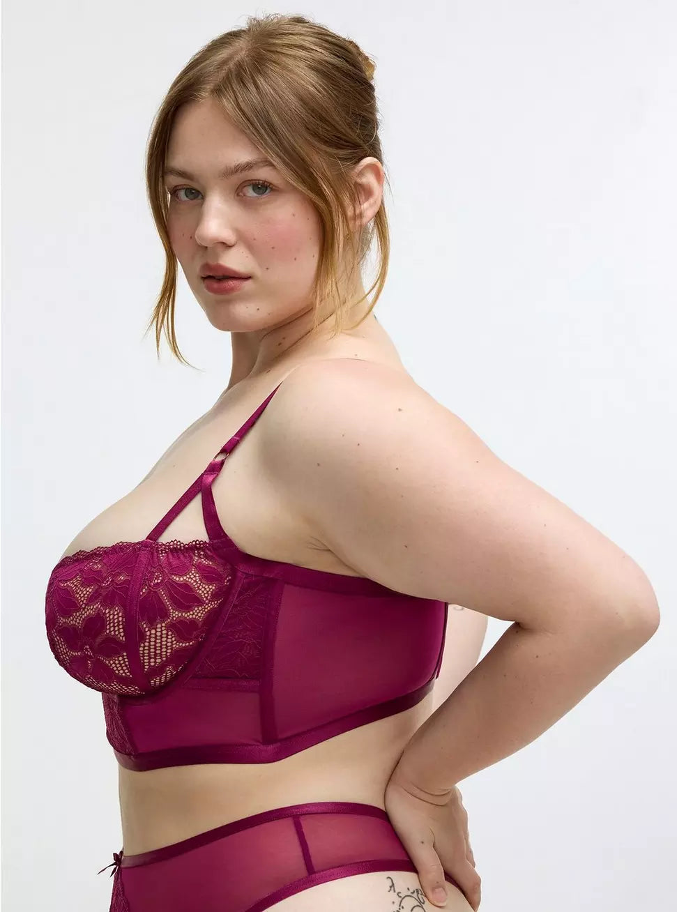 Ava Lace Half Cup Underwire Bra