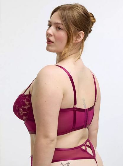 Ava Lace Half Cup Underwire Bra
