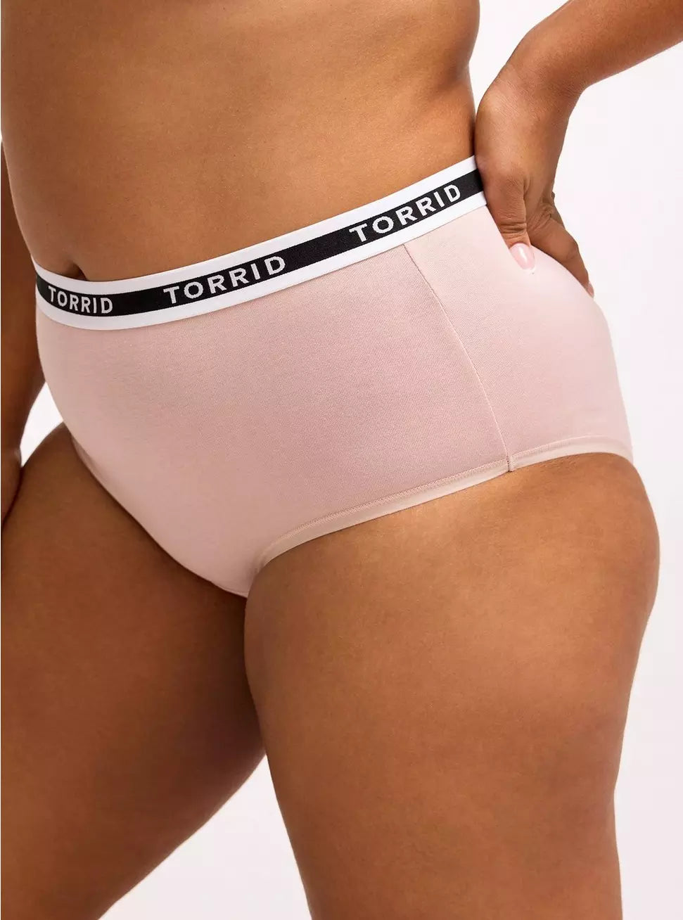 Cotton Mid-Rise Brief Logo Panty