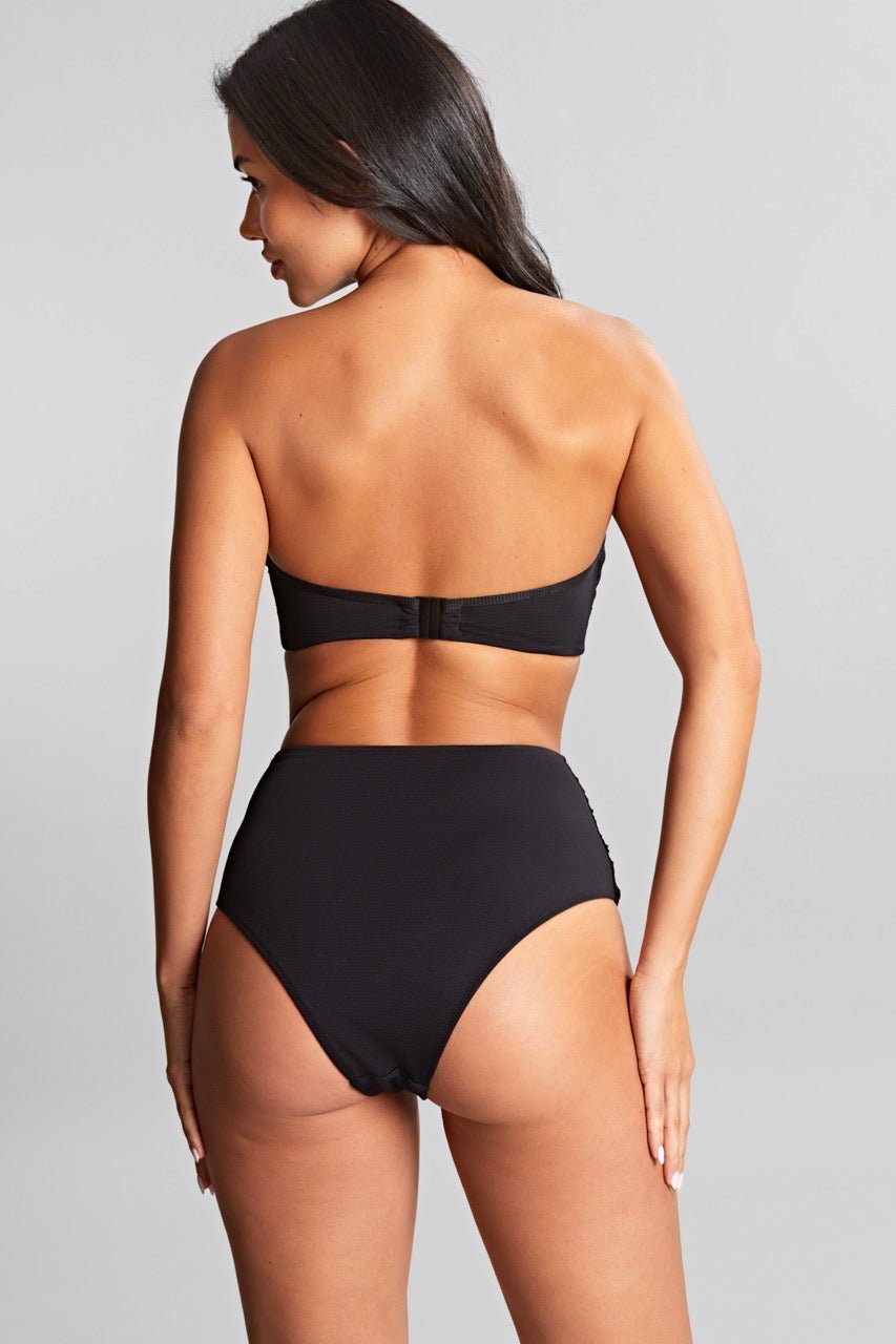 Panache Spirit High Waist Brazilian Bikini Bottoms - Black - Image 2