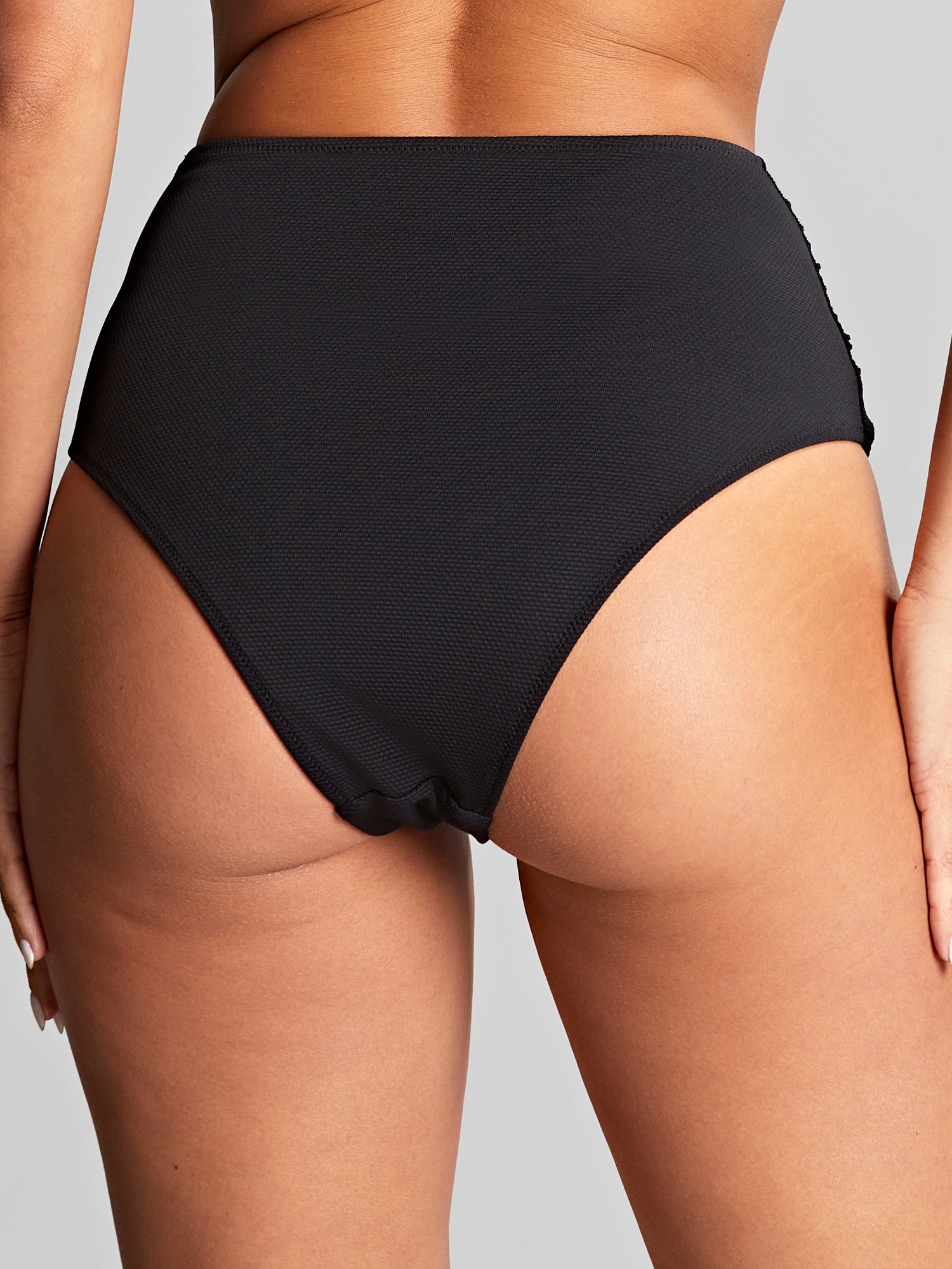 Panache Spirit High Waist Brazilian Bikini Bottoms - Black - Image 3